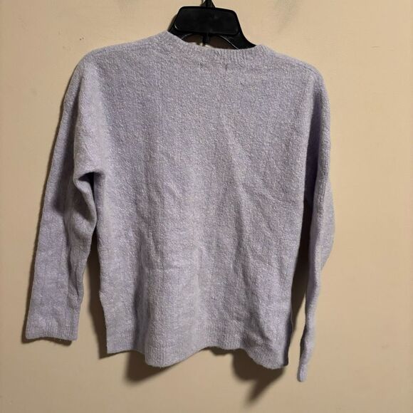 Pure Cashmere NYC Purple Lilac Sweater- Size Medium - Picture 6 of 9